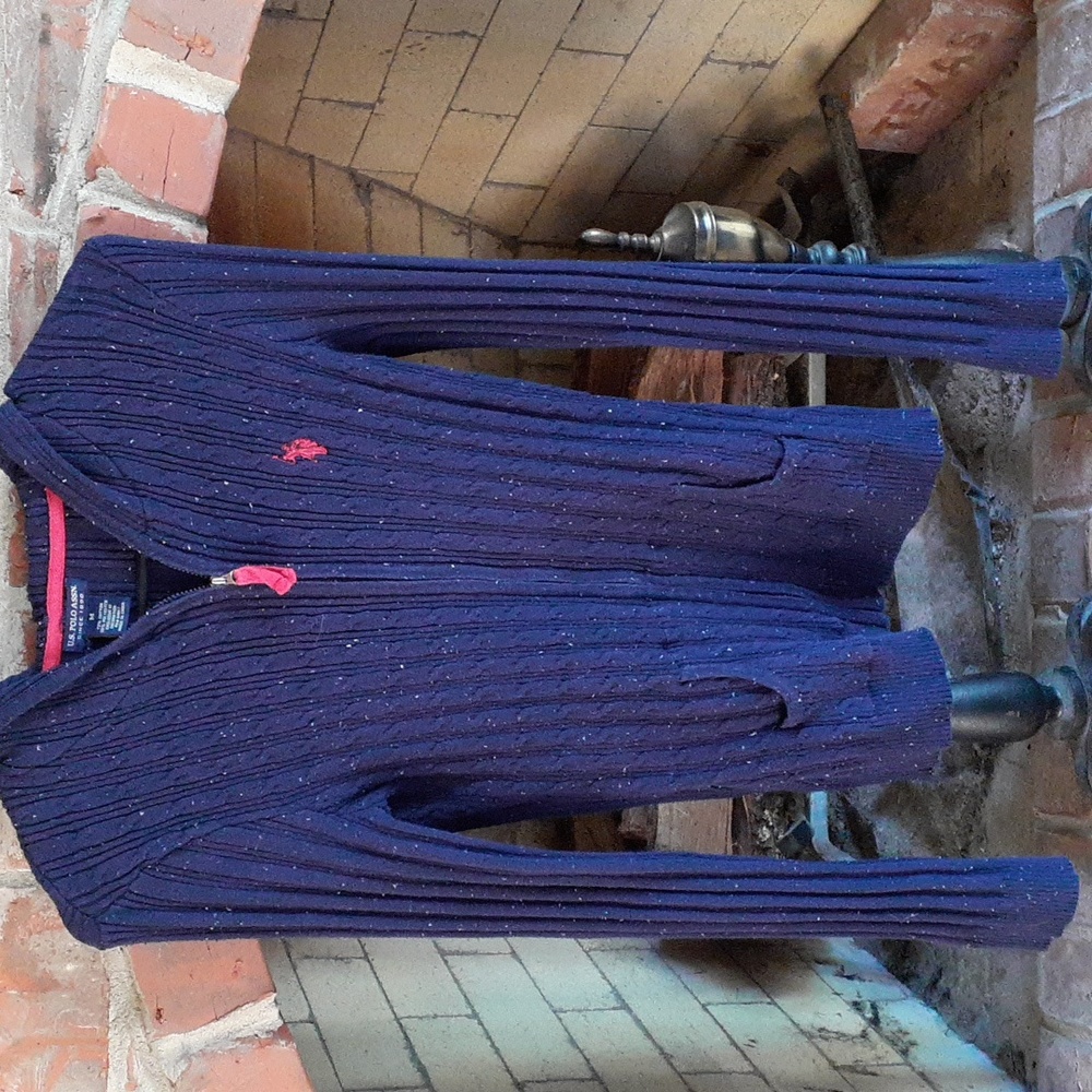 U.S Polo Assn. Blue Sweater Hoodie